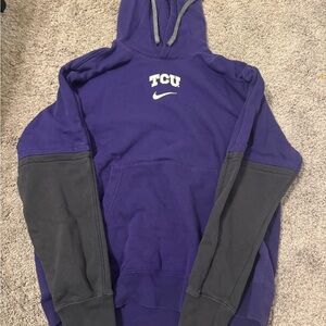 Nike Purple and Black Hoodie